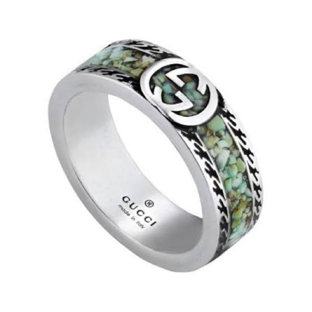 Gucci Interlocking G Silver Ring - image 1
